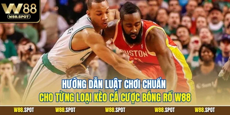 Hướng dẫn luật chơi chuẩn cho từng loại kèo cá cược bóng rổ W88