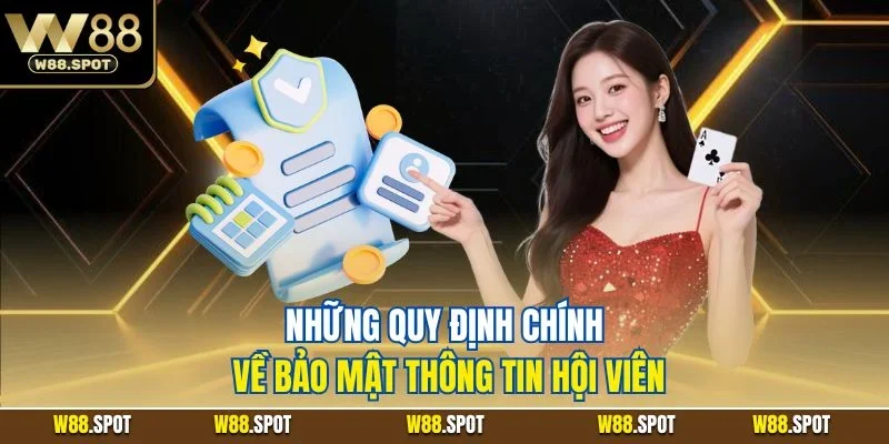 Những quy định chính về bảo mật thông tin hội viên